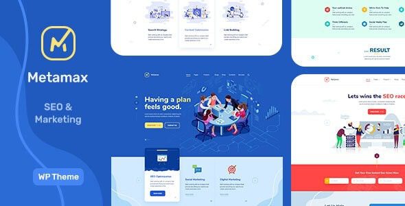 MetaMax v1.1.0 SEO 和营销 WordPress 主题下载