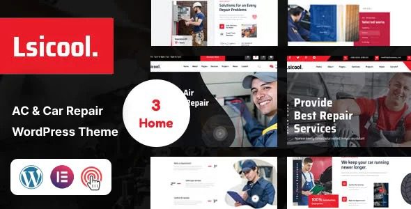 Lsicool v1.0 空调和汽车维修 WordPress 主题下载