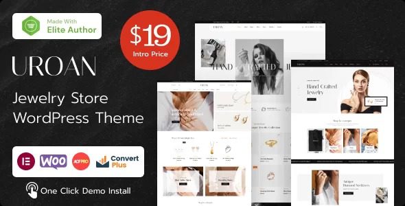 Uroan v1.4.4 珠宝店 WordPress 主题下载