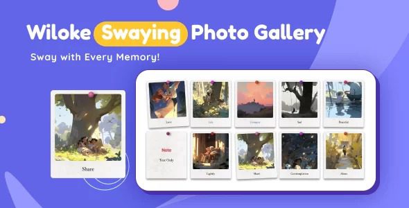 Wiloke Swaying Photo Gallery v1.0.0 图片展示组件插件下载
