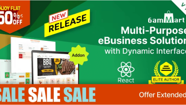 6amMart React User Website v3.7 源码下载