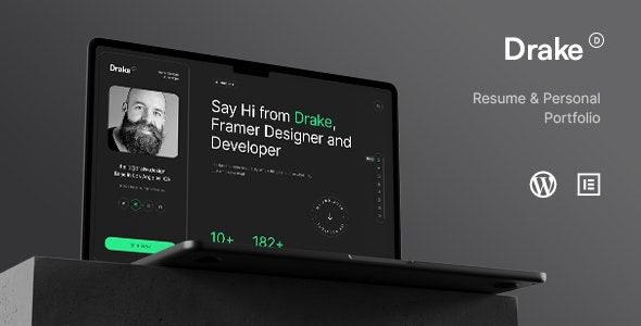 Drake v3.0.1 个人作品集 WordPress 主题下载