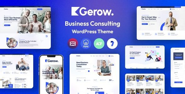 Gerow Business Consulting WordPress Theme v1.2.1 商业咨询 WordPress 主题下载