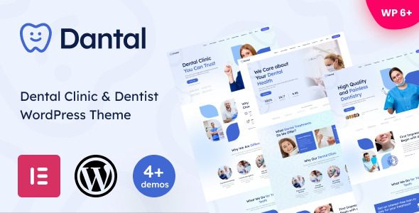 Dantal v1.0.8 牙科诊所和牙医 WordPress 主题下载