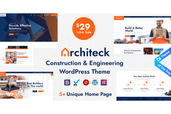 Architeck v1.5 建筑 WordPress 主题下载