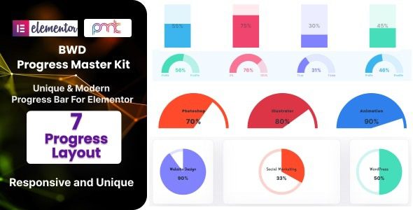 BWD Progress Master Kit For Elementor v.1.0 Elementor 的进度大师套件插件下载