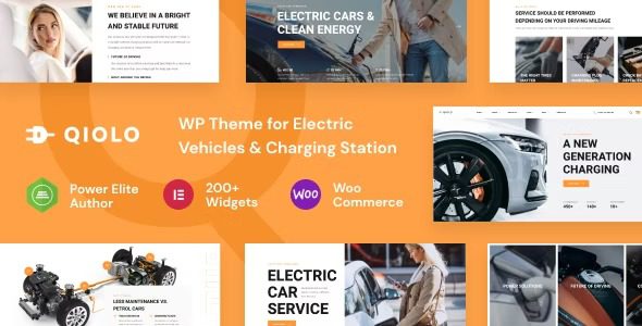 Qiolo v1.0.5 车辆和电动汽车充电 WordPress 主题下载