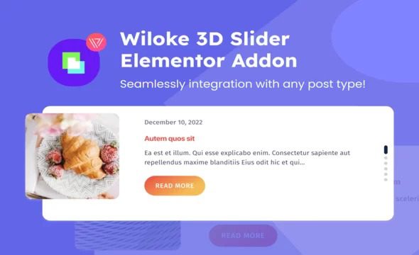 Wiloke Posts Slider for Elementor v1.0.0 Elementor 的帖子滑块插件下载