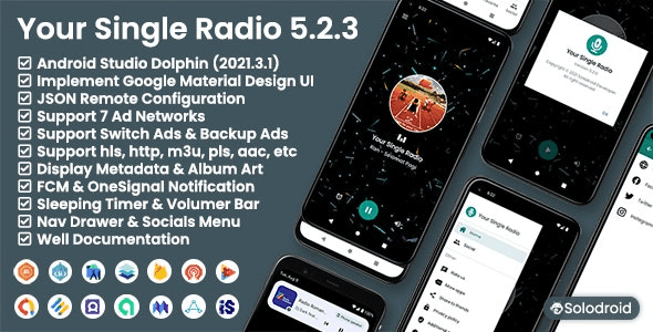 Your Radio App (Single Station) v6.1.1 在线广播收音机源码下载