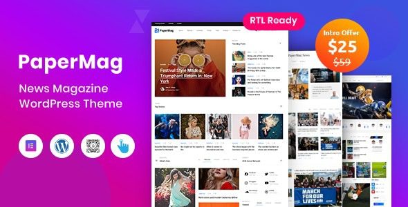 PaperMag v1.0.5 新闻杂志 WordPress 主题下载