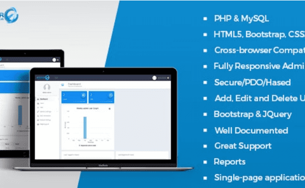 PHP Login Registration Script & User Management Admin Panel v1.1 PHP 登录注册脚本和用户管理管理面板