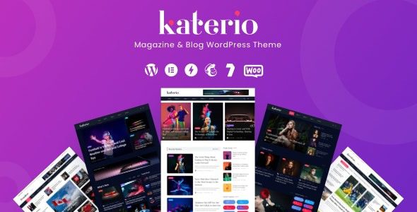 Katerio v1.5 杂志和博客 WordPress 主题下载