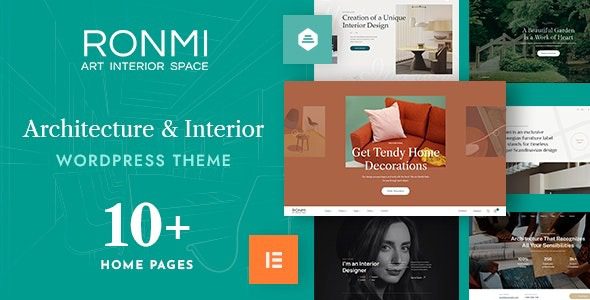 Ronmi v1.2.12 建筑和室内设计 WordPress 主题下载