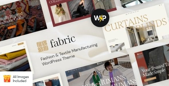 Fabric v1.14.0 时尚与纺织品制造 WordPress 主题下载