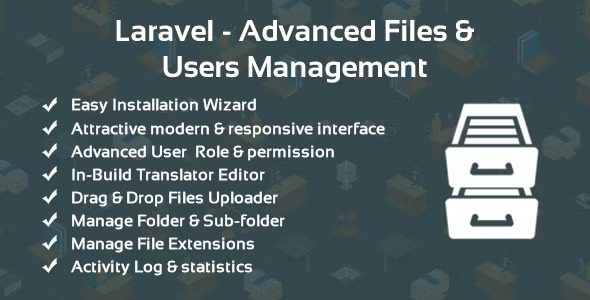 Laravel Advanced Files & Users Management 2.0.2 高级文件和用户管理源码下载