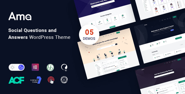 AMA v1.4.0 WordPress bbPress 论坛主题与社会问题和解答主题下载