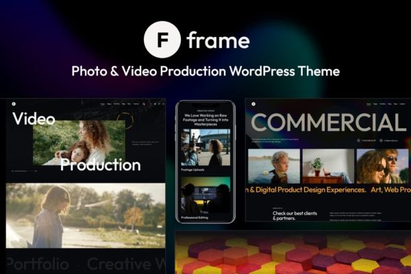 Frame v2.4.0 照片和视频制作 WordPress 主题下载
