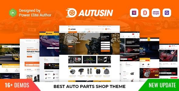 Autusin v2.8.5 汽车零件和汽车配件店 Elementor WooCommerce WordPress 主题下载