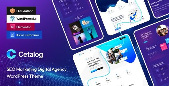 Cetalog v1.0.9 营销和 SEO 机构 WordPress 主题下载