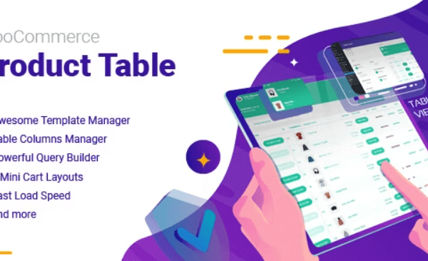 WooCommerce Product Table PRO（by ithemelandco） 2.7.0 列表形式展现产品插件下载