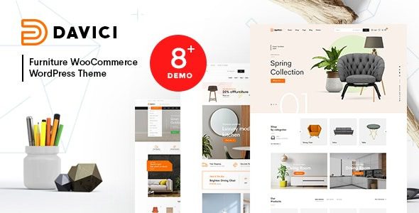 Davici v1.2.9 家具 WooCommerce WordPress 主题下载
