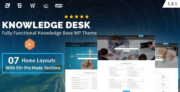 Knowledgedesk v1.3.8 知识库 WordPress 主题下载