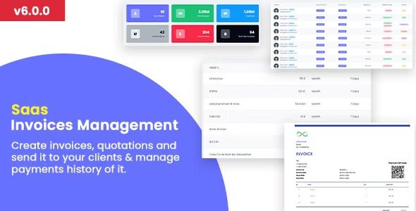 Invoice SaaS Management System (v7.0.0) 发票 SaaS / 计费管理 / Laravel 发票管理系统源码下载