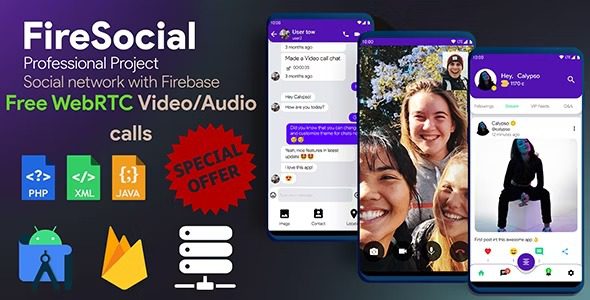 FireSocial v1.8 | Firebase 社交网络源码下载