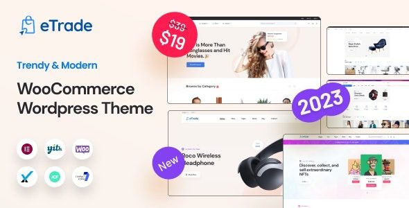 eTrade v1.1.8 WooCommerce 主题下载