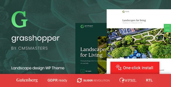 Grasshopper v1.2.2 景观设计和园艺服务 WP 主题下载
