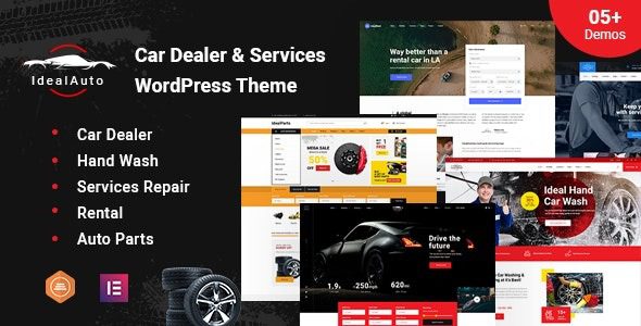 IdealAuto v3.3.8 汽车经销商和服务 WordPress 主题下载