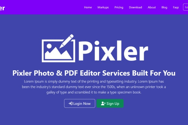 Pixler (v1.0) 照片和 PDF 编辑器脚本源码下载