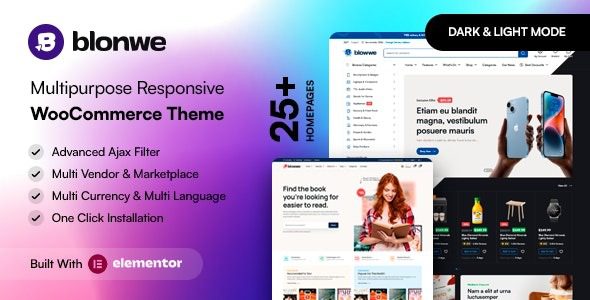Blonwe v.1.3.6 多用途 WooCommerce 主题下载