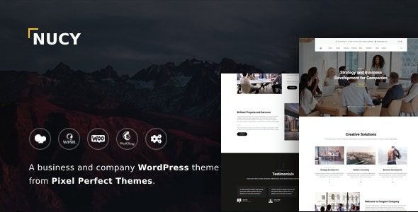 Nucy (v1.2.5) 商业与公司 WordPress 主题下载