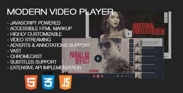 Modern Video Player for WordPress v13.71 适用于 WordPress 的现代视频播放器插件下载
