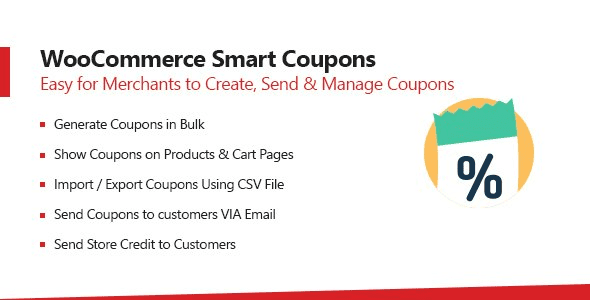 Woocommerce Smart Coupons – Extended Coupon Generator v2.0.1 扩展优惠券生成器插件下载