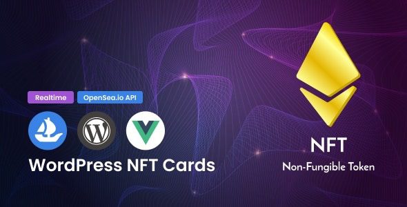 WordPress Live NFT Cards Affiliates with VueJS v2.0.0 插件下载