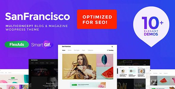 SanFrancisco v1.29 MultiConcept 博客和杂志 WordPress 主题下载
