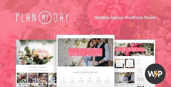 Plan My Day v1.1.12 婚礼活动策划机构 WordPress 主题下载