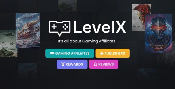 LevelX v1.6 – 游戏联盟 WordPress 主题下载