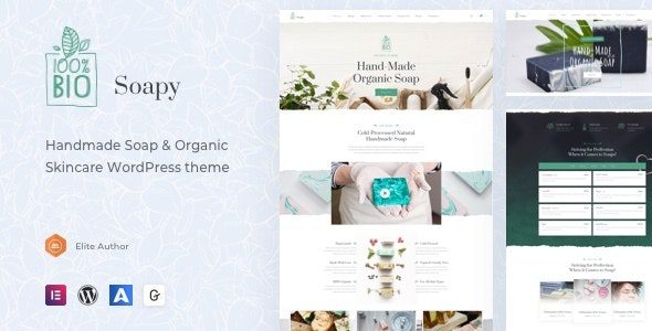 Soapy v1.1.2 – 手工和有机护肤 WordPress主题下载
