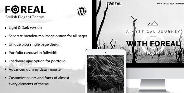 Foreal v2.7 – 导演、作家 WordPress 主题下载