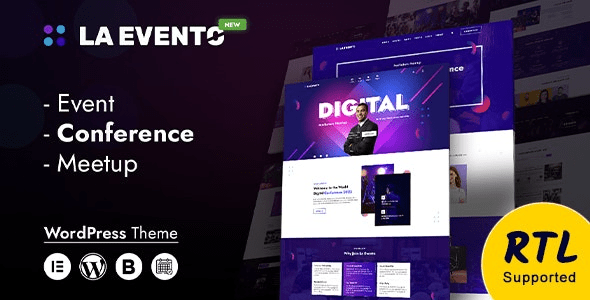 La Evento v1.2.0 有组织的活动 WordPress 主题下载