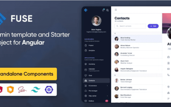Fuse v19.0.0 Angular 16+ 管理模板源码下载