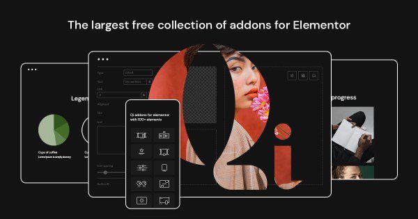 Qi Addons For Elementor Premium v1.12 + Qode Essential Addons Premium v1.0.7  Elementor 小部件插件下载