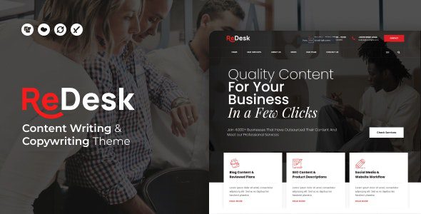 ReDesk v1.0 – 内容写作和文案主题