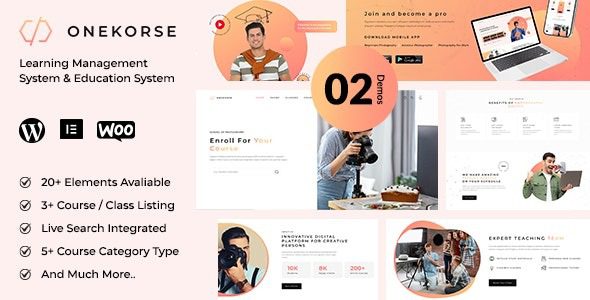 Onekorse v1.0.2 LMS 教育主题下载