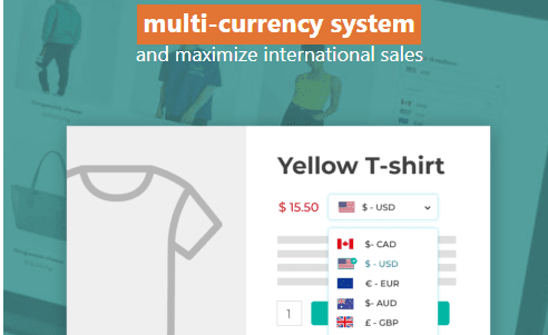 YITH Multi Currency Switcher for WooCommerce Premium v1.30.0 多货币切换器插件下载