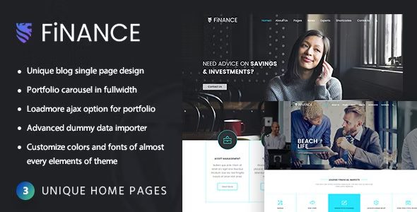 Finance Consultant v2.8 – 咨询 WordPress 主题下载
