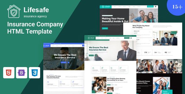 Lifesafe 1.0 – 保险公司 HTML 模板下载